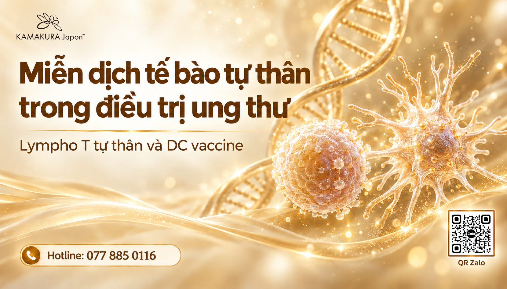 Liệu pháp miễn dịch tế bào tự thân, cá thể hóa theo gen trong điều trị ung thư