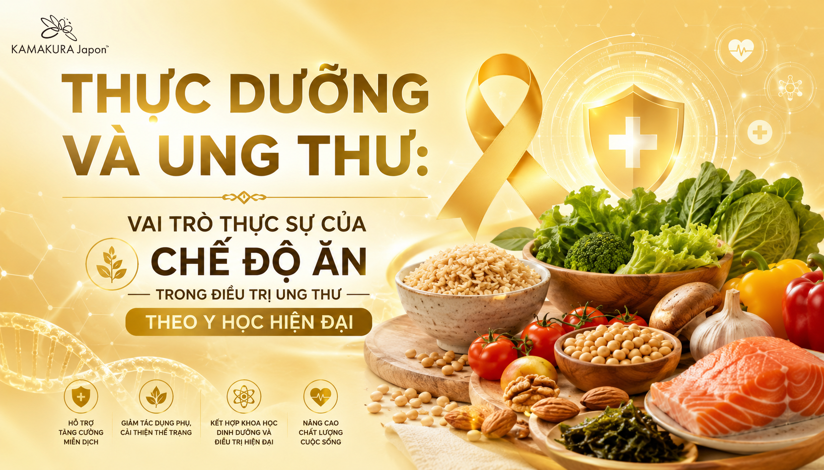 Thực dưỡng có chữa được ung thư không? Góc nhìn khoa học về vai trò của dinh dưỡng trong điều trị ung thư